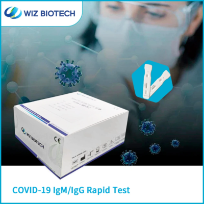 Wiz Biotech COVID-19 IgM IgG test rapido